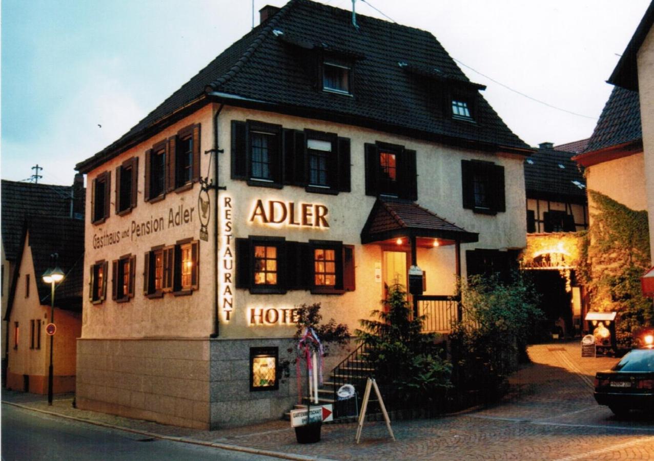 Adler Gaststube Hotel Biergarten Bad Rappenau Eksteriør billede